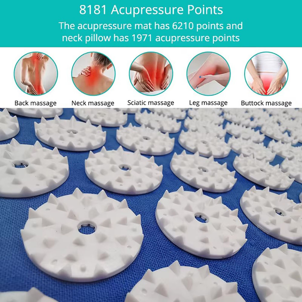 Acupressure Mat and Pillow Set - огляд і ціна Acupressure Mat Set