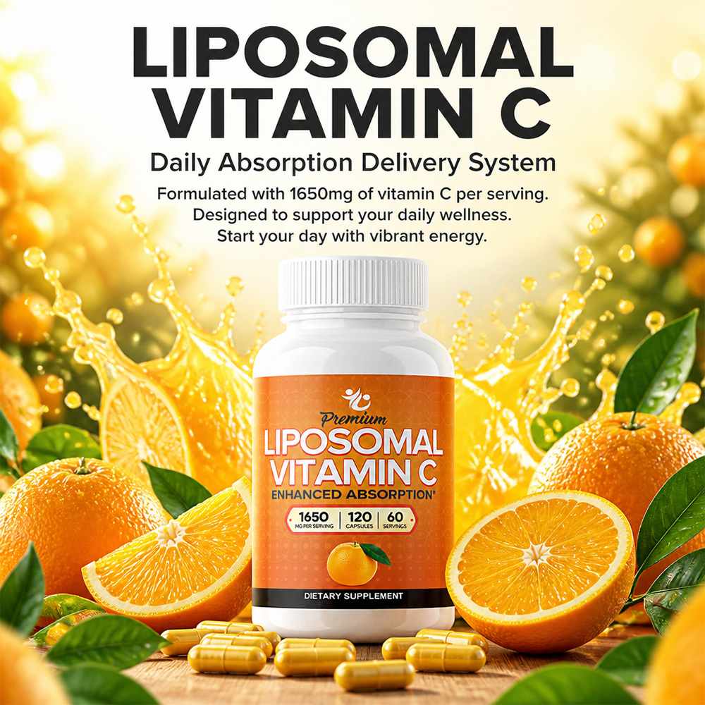 Liposomal Vitamin C Capsules 1 - огляд і ціна Health Wellness Vitamins