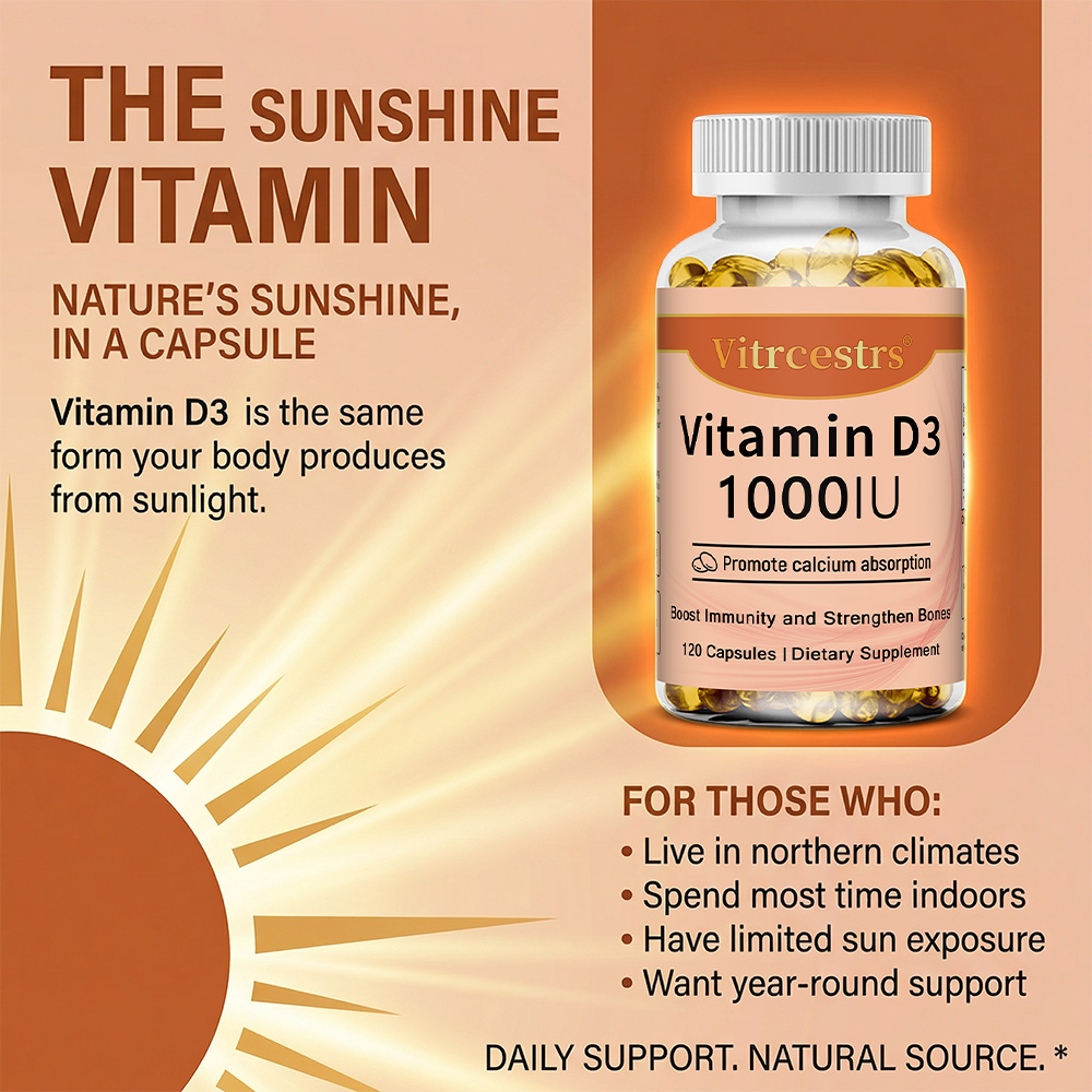 Vitamin D3 1000 IU Capsules, S - огляд і ціна Health Wellness Vitamins