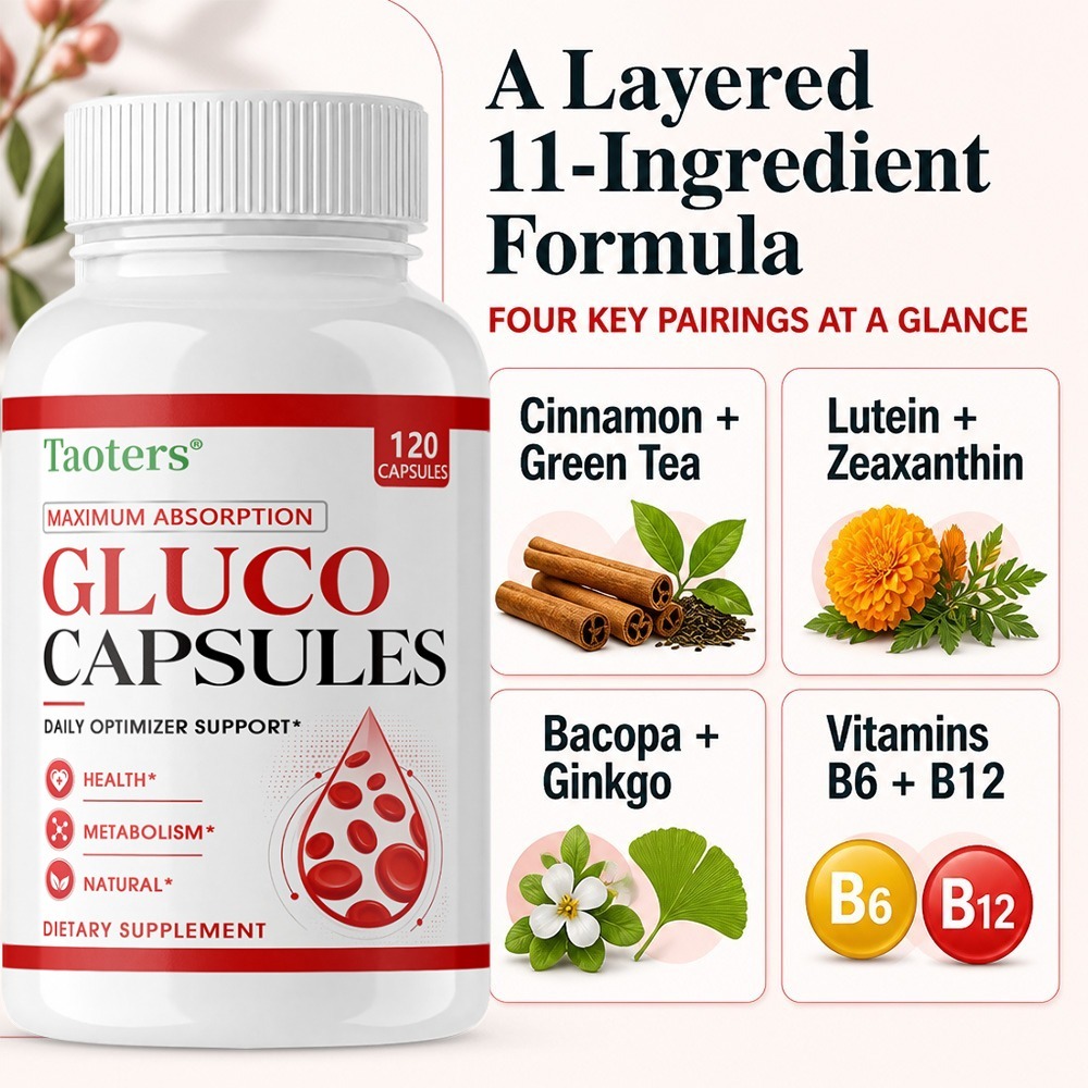 Gluco Capsules – Maximize Abso - огляд і ціна Health Wellness Vitamins