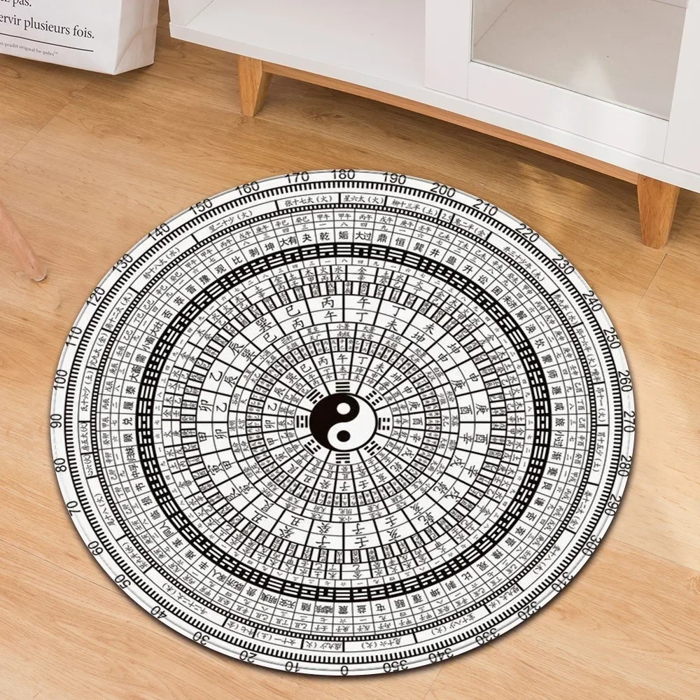 Yin Yang Taiji Round Rug Flowe - огляд і ціна Acupressure Mat Set