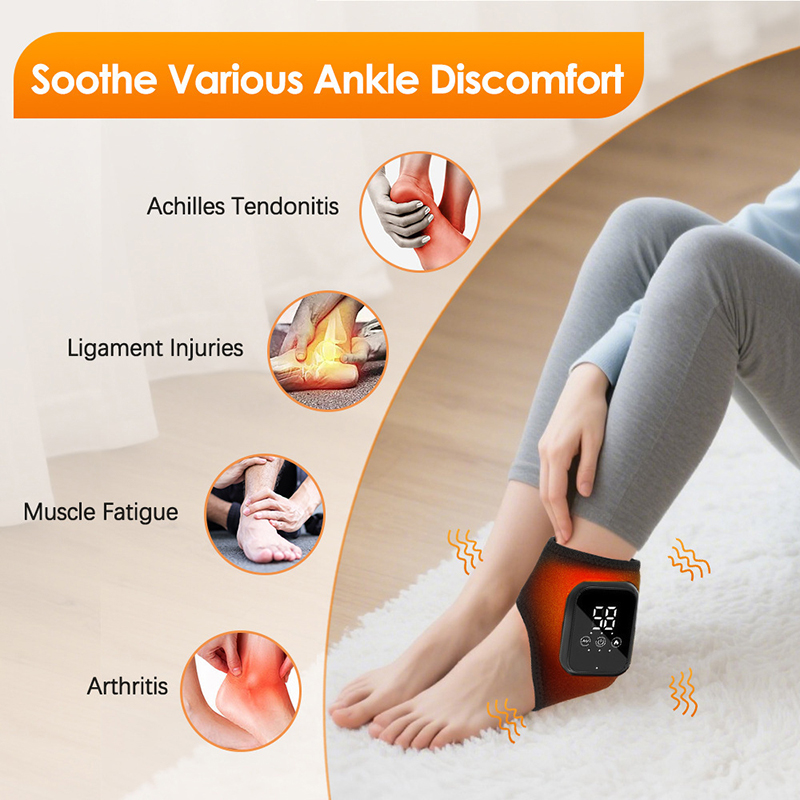 Foot Heat Massager Hot Compres - огляд і ціна Ankle Brace Support