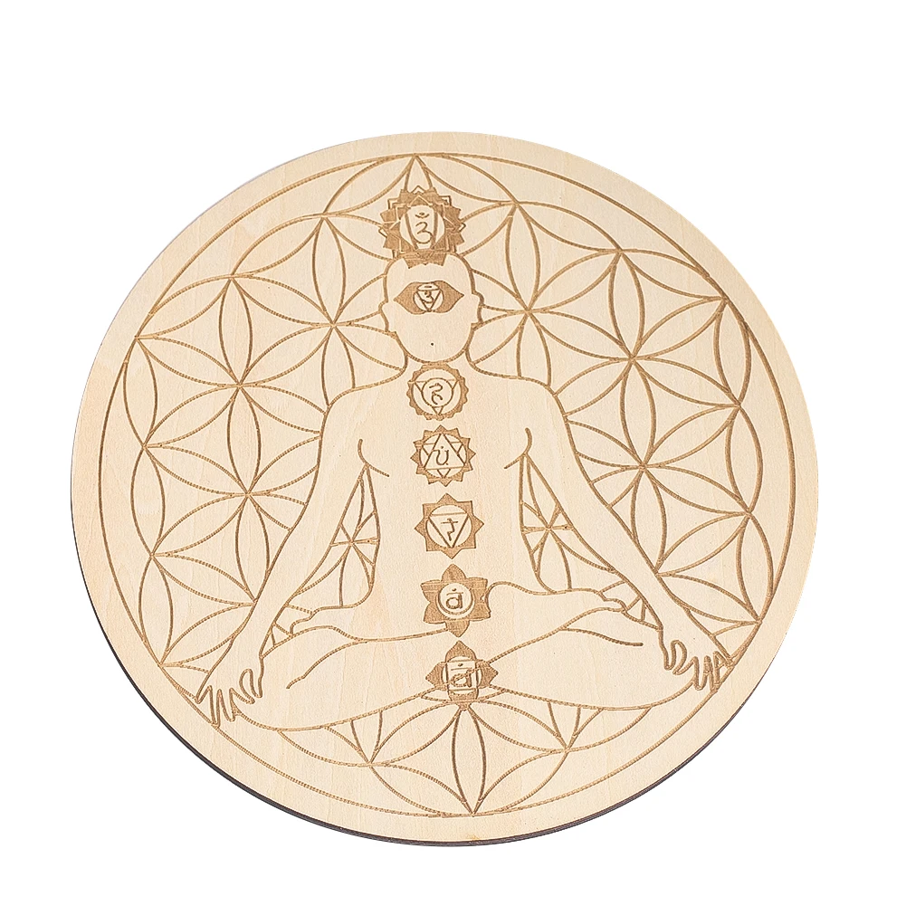 15CM Laser Engraving 7 Chakra  - огляд і ціна Acupressure Mat Set