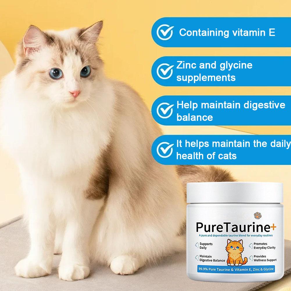 Pure Taurine Powder For Cats A - огляд і ціна Health Wellness Vitamins